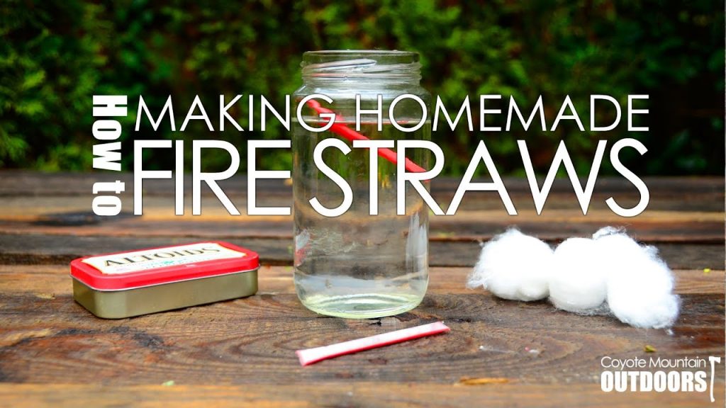 DIY Fire Straws